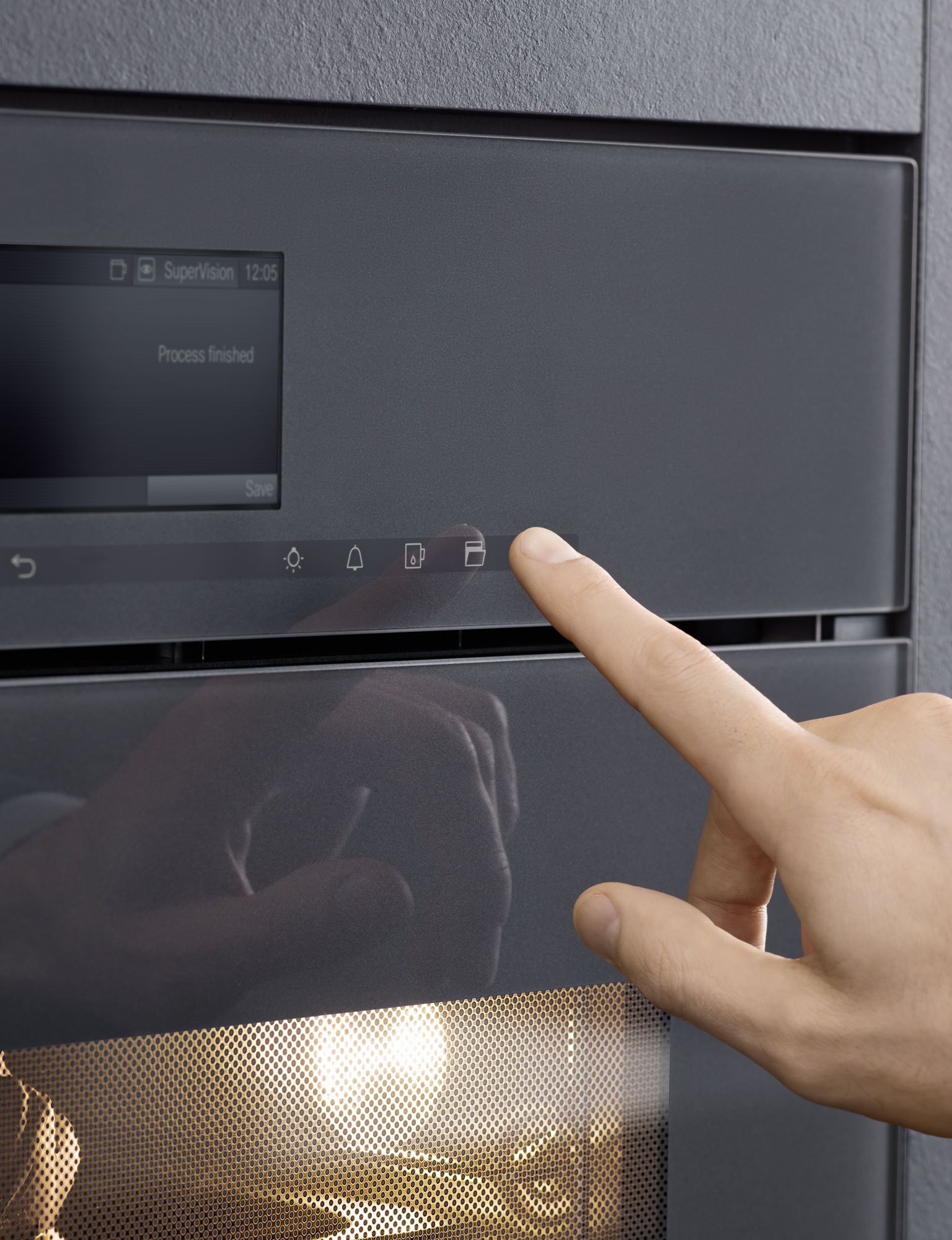 ArtLine built-in appliances with Touch2Open » Miele